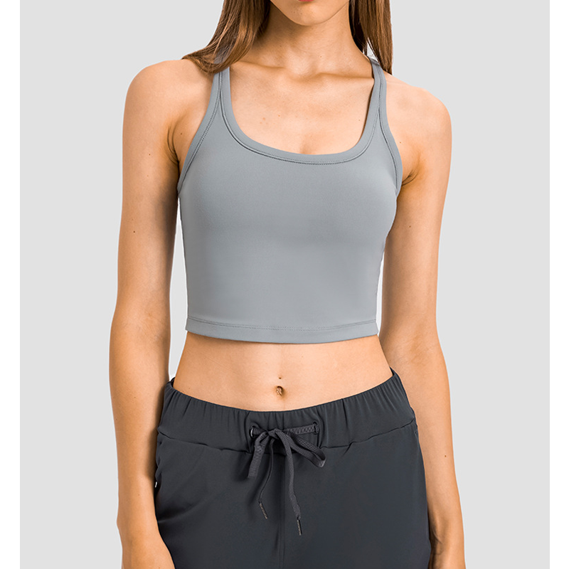 Gevoerde u-shape i-vorm yoga-vest