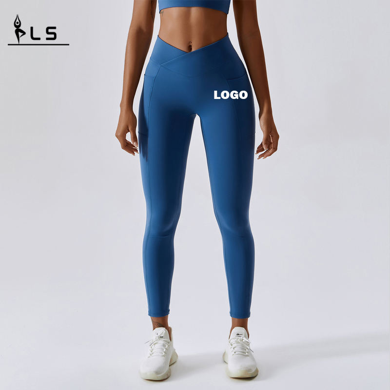 SC10117 Scrunch Butt Leggings voor vrouwen met aangepaste logo gym panty\'s Scrunch Butt Women Yoga Pants Leggings