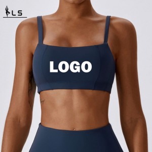 SC10132 Hoge kwaliteit Sport Top Women Fitness Yoga Bra Soft Stretch Compressie Yoga Shoulder Sports beha