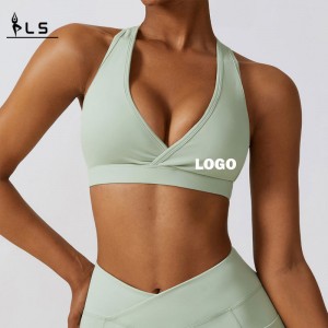 SC10139 Sport Women Ladies Push Up Beauty Back Training Yoga Sport Bra Sports Bra Dames Yoga Bra Wear Fitness Tops