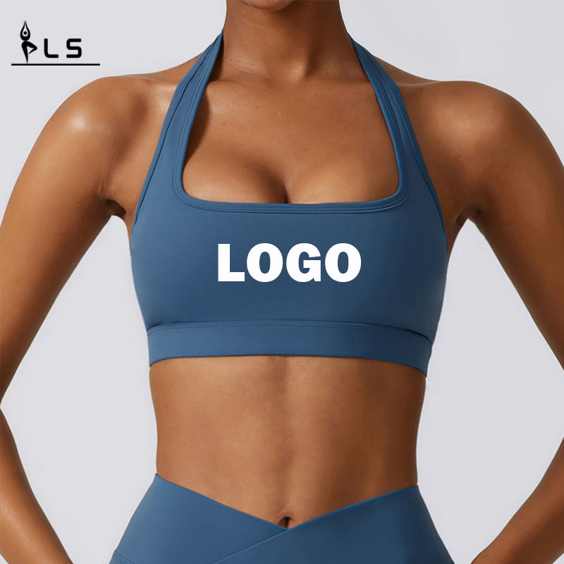 SC10161 Sexy Sports Bra Girls Fitness Yoga Wear Comfort Gevotte Sport Fitness Workout Gym Halter Sports beha