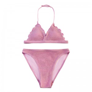 Children\'snek flensde driehoek beker tweedelig zwempak schattig